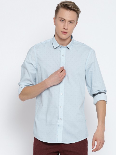 

Solly Sport Men Blue Slim Fit Printed Casual Shirt