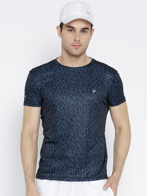 

Solly Sport Men Navy Blue Printed Tennis T-shirt