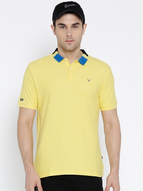 

Solly Sport Men Yellow Tennis Polo Collar T-shirt