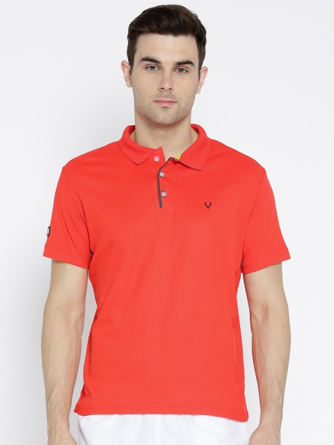 

Solly Sport Men Red Solid Polo Collar Tennis T-shirt