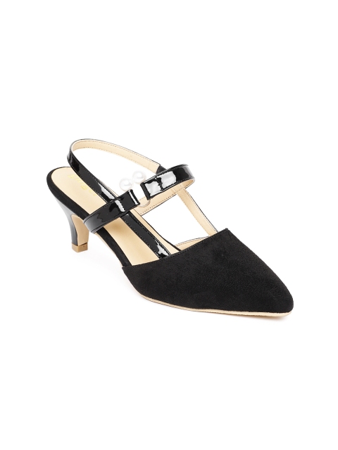 

Ginger by Lifestyle Women Black Solid Pumps