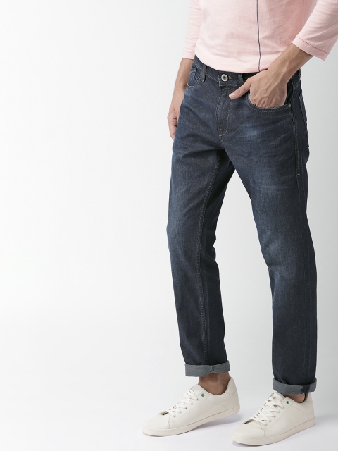 

Mast & Harbour Men Blue Slim Fit Mid-Rise Clean Look Stretchable Jeans