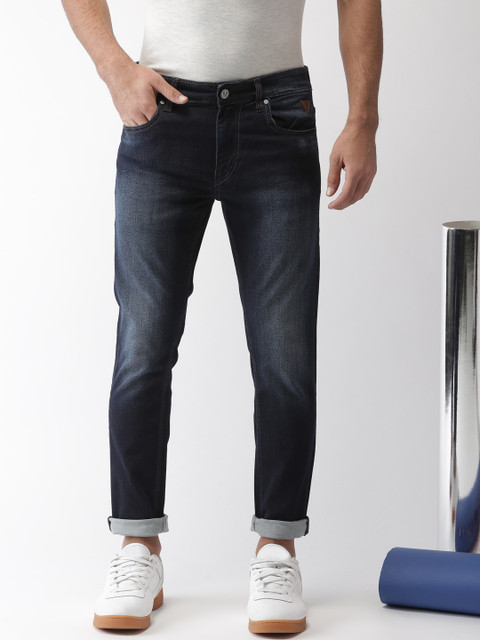 

Harvard Men Navy Blue Skinny Fit Mid-Rise Clean Look Stretchable Jeans