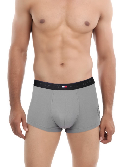 

Tommy Hilfiger Men Grey Solid Trunks P8AB4125