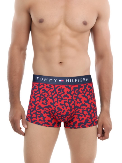 

Tommy Hilfiger Men Red Printed Trunks P8AB4126