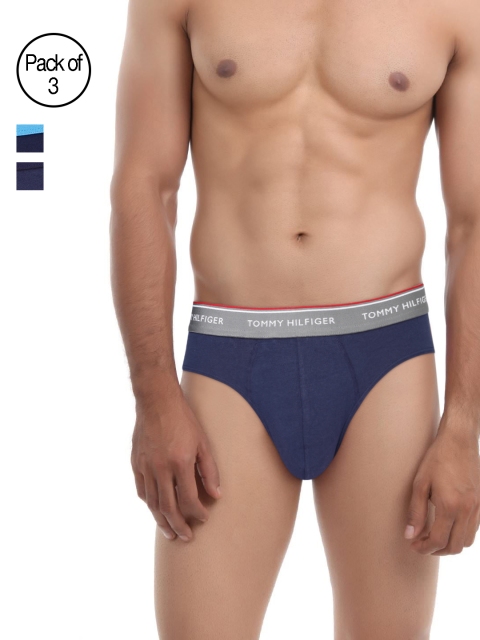 

Tommy Hilfiger Men Pack of 3 Briefs P8AB1115, Navy blue