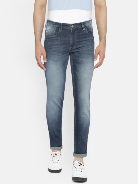 

Solly Jeans Co. Men Blue Skinny Fit Mid-Rise Clean Look Stretchable Jeans
