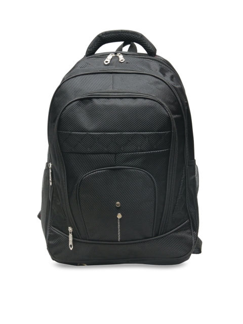 

Harp Unisex Black Solid Backpack