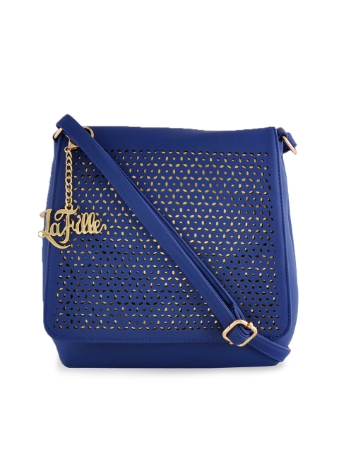 

LaFille Blue Embellished Sling Bag