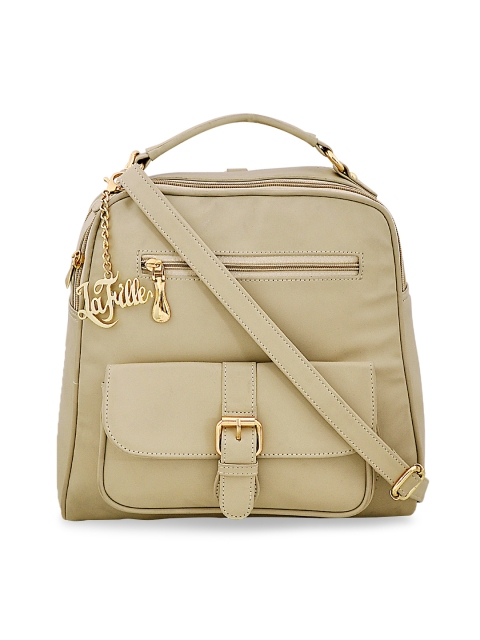 

LaFille Cream-Coloured Solid Sling Bag