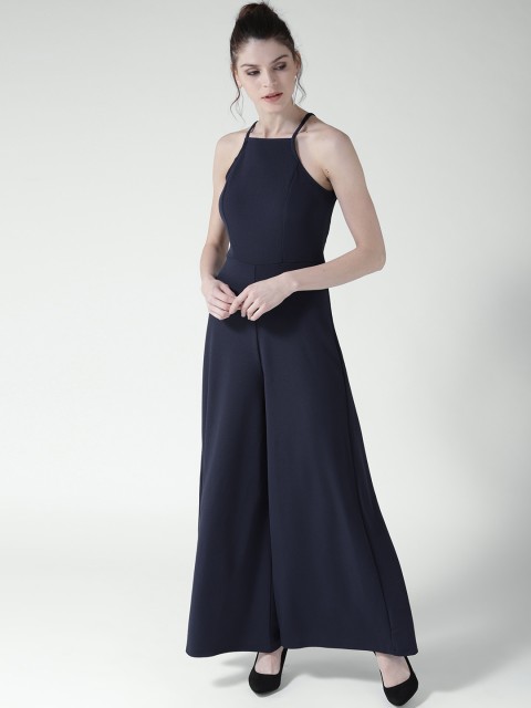

20Dresses Navy Blue Solid Basic Jumpsuit