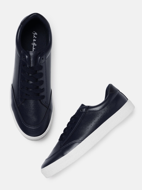 

Mast & Harbour Men Navy Blue Sneakers