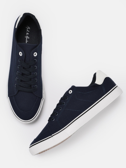 

Mast & Harbour Men Navy Blue Sneakers