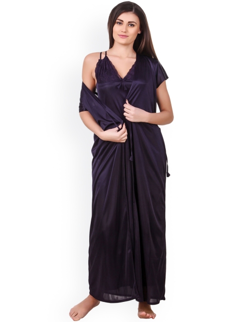 

Fasense Women Navy Blue Nightdress ED009B3