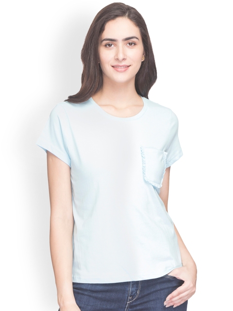 

Globus Women Blue Solid Top