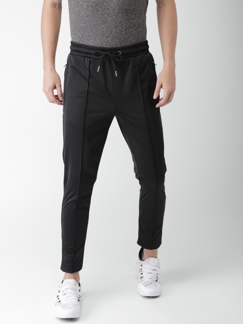 

FOREVER 21 Men Black Regular Fit Solid Joggers