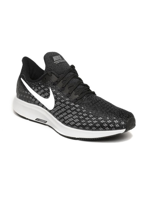 

Nike Women Grey Air Zoom Pegasus 35 Running Shoes, Black