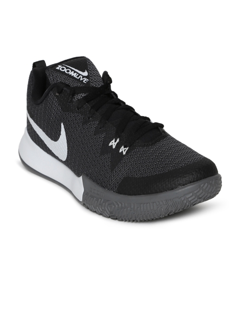 

Nike Men Black Zoom Live II Basketball Shoes