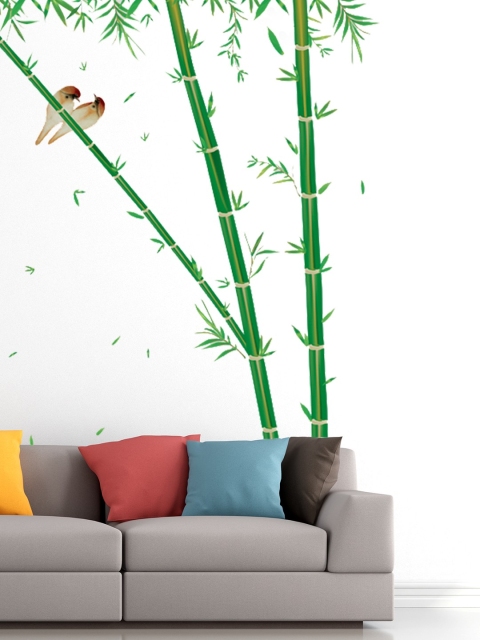 

Cortina Green & Brown Love Birds Wall Sticker