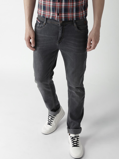 

Harvard Men Charcoal Grey Slim Fit Mid-Rise Clean Look Stretchable Jeans