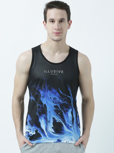 

Wear Your Mind Men Black Printed Scoop Neck T-shirt