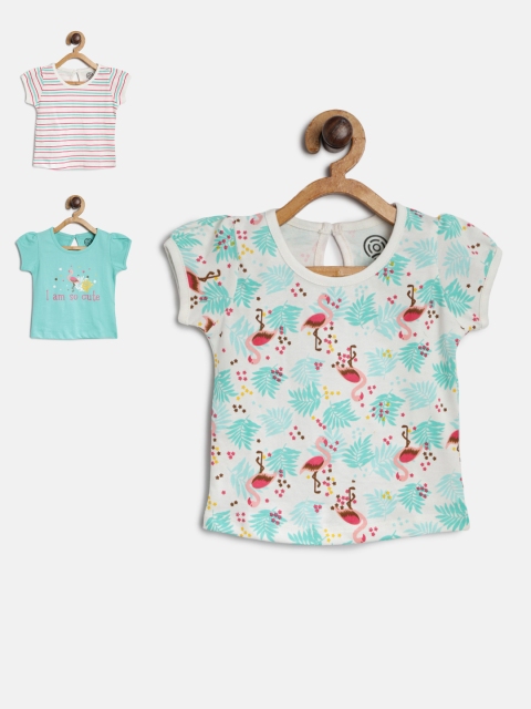 

TAMBOURINE Girls Pack of 3 Assorted Tops