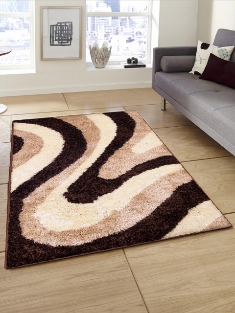 

Story@home Brown & Beige Printed Carpet