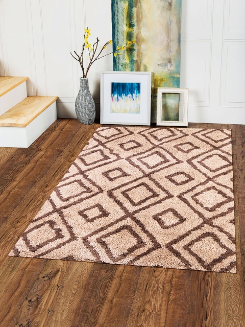 

Story@home Brown Printed Carpet