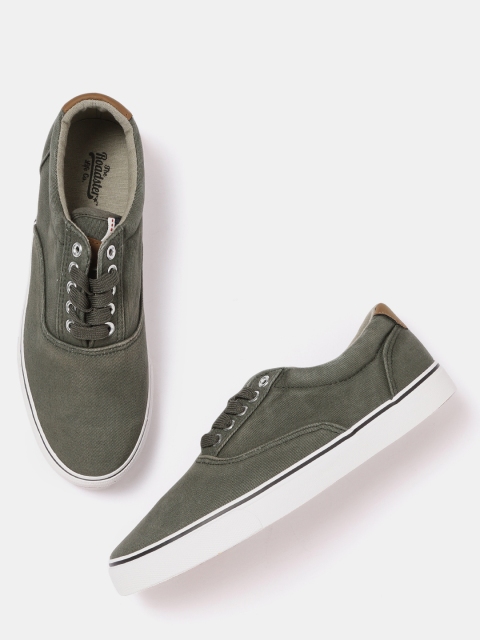 

Roadster Men Olive Green Sneakers