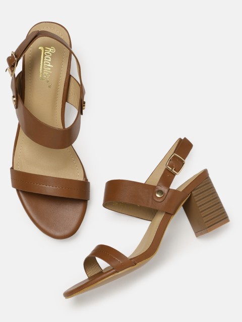 

Roadster Women Brown Solid Sandals