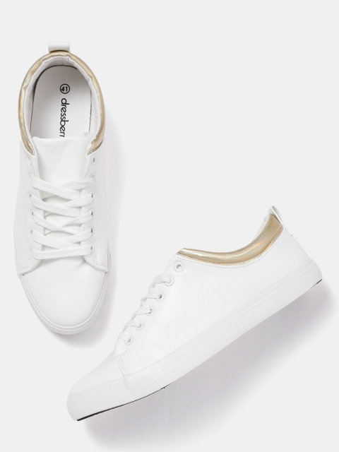 

DressBerry Women White Sneakers