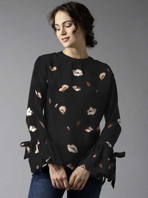

Moda Rapido Women Black Printed Top