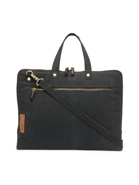 

The House of Tara Unisex Black Solid Laptop Bag