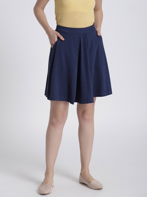 

Chemistry Woman Navy A-Line Mini Skirt, Navy blue