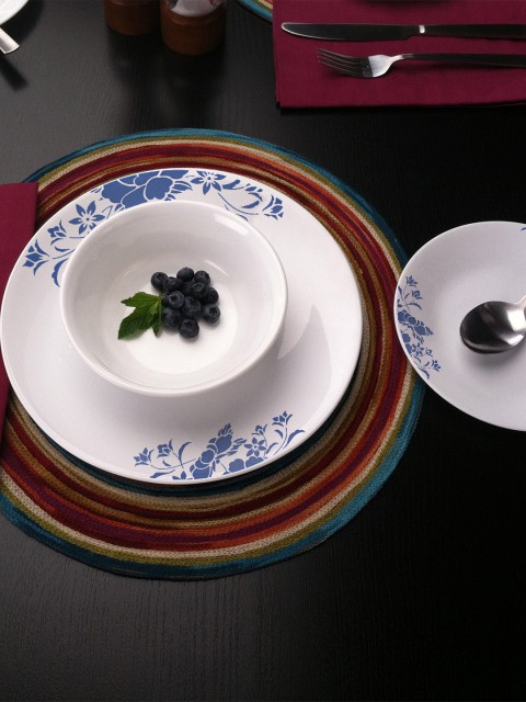 

Corelle White 21-Pieces Printed Glass Dinner Set Set