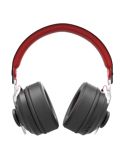 

Boult Black & Red Boost HD Wireless Over Ear Headphones with Mic