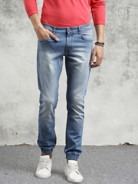 

Breakbounce Men Blue Slim Fit Low-Rise Clean Look Stretchable Jeans