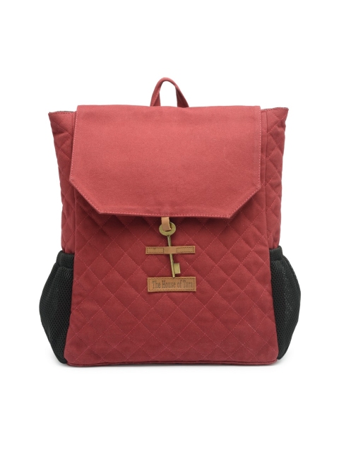 

The House of Tara Unisex Red Solid Backpack