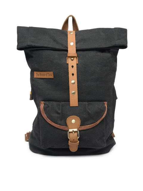 

The House of Tara Unisex Black Solid Backpack