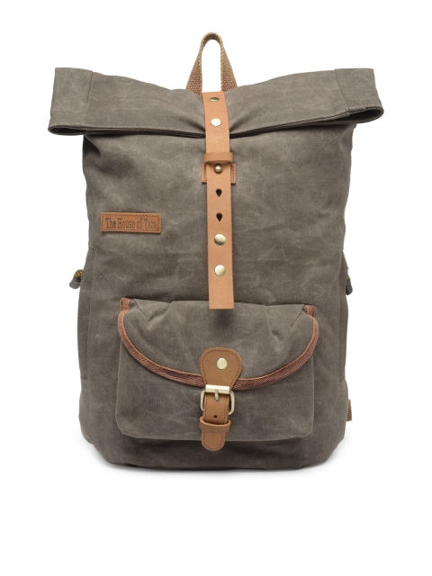 

The House of Tara Unisex Grey Solid Backpack