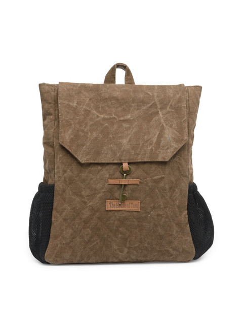 

The House of Tara Unisex Brown Solid Backpack