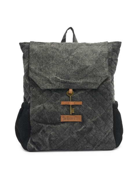 

The House of Tara Unisex Charcoal Solid Backpack