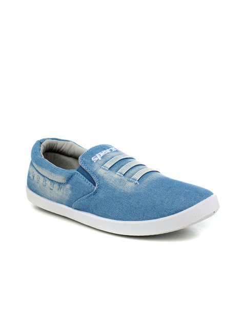 

Sparx Men Blue Slip-On Sneakers