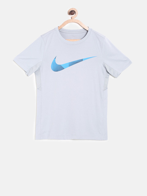 

Nike Boys Grey Printed Round Neck T-shirt