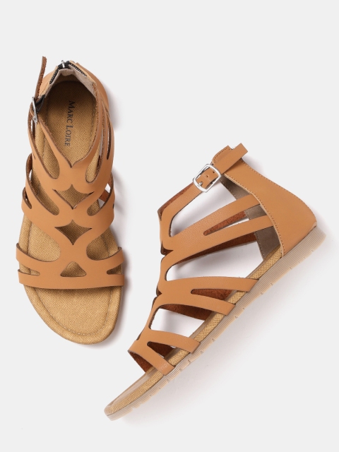 

Marc Loire Women Tan Brown Solid Gladiators