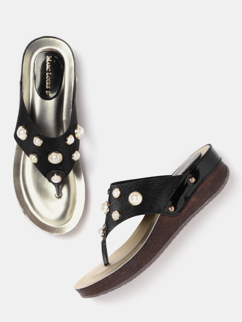 

Marc Loire Women Black Embellished Sandals