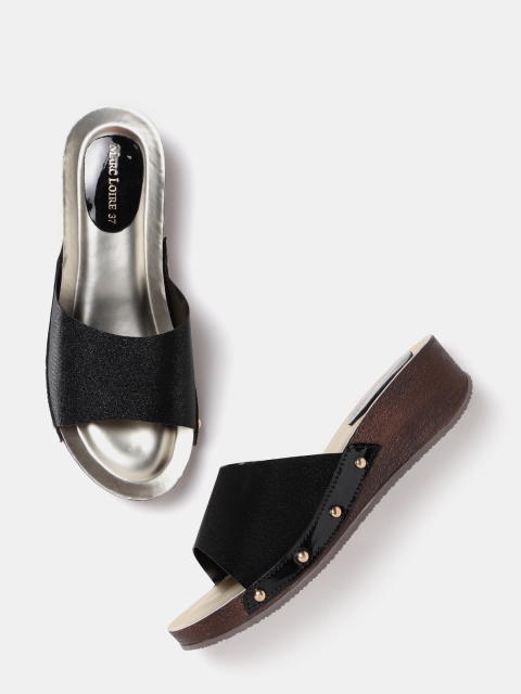 

Marc Loire Women Black Solid Sandals