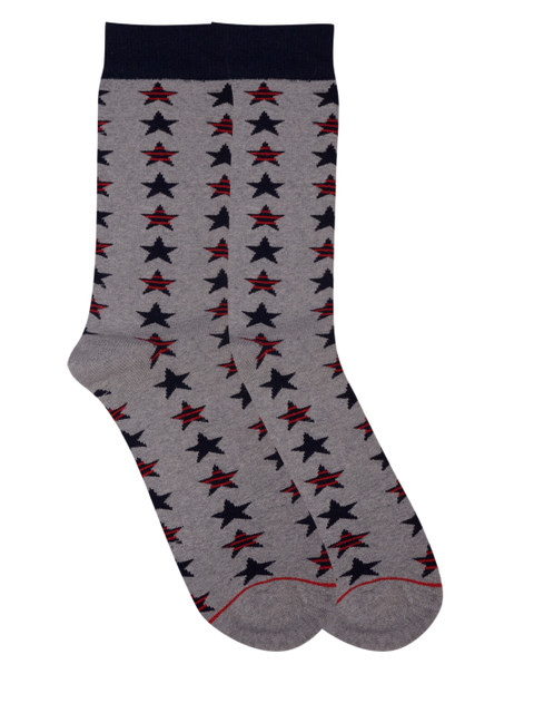 

Soxytoes Men Grey Patterned Socks