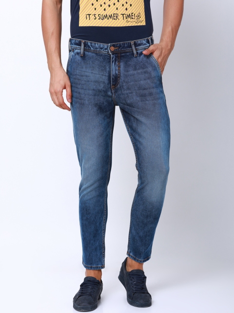 

LOCOMOTIVE Men Blue Slim Fit Mid-Rise Clean Look Stretchable Jeans