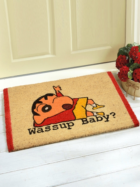 

Saral Home Beige Shinchan Print Coir Doormat